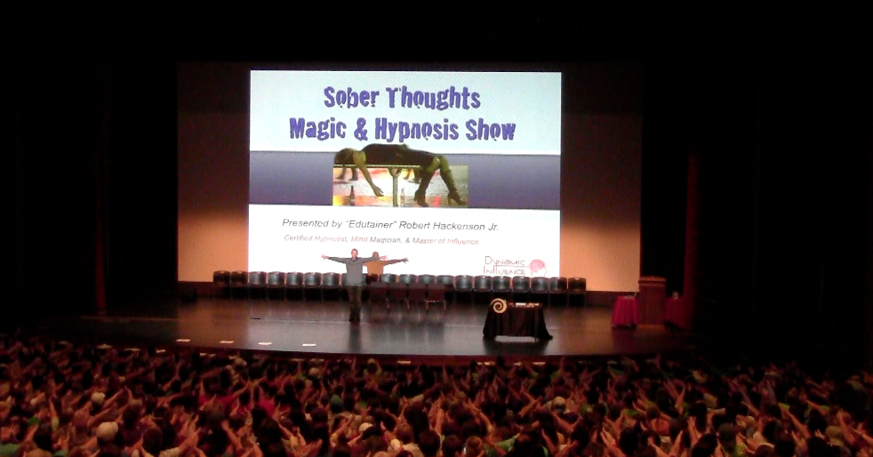 College Substance Awareness Speaker in Action