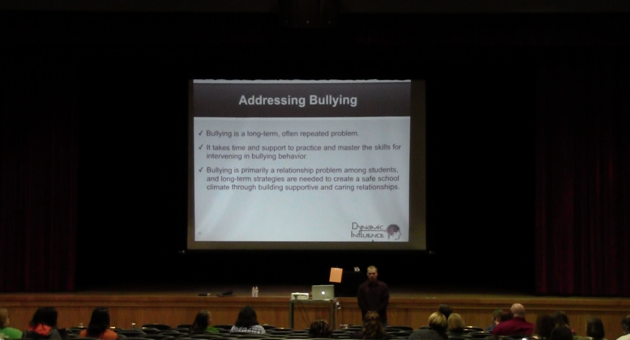 Parent Night Speaker on Bullying Awareness
