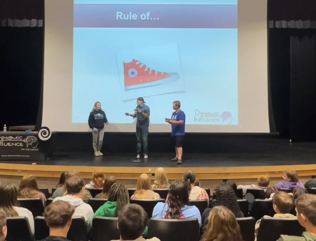 Bullying Assembly Speaker using Volunteers in a Magic Trick