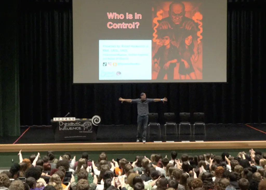 Pic from the vaping awareness assemblies in Virginia schools